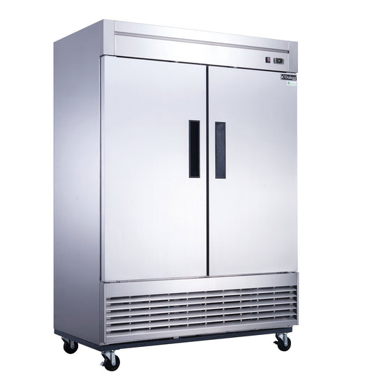 Advance Kitchen Pros - D55R, 55-1/8' 2 Solid Door Reach-In Refrigerator