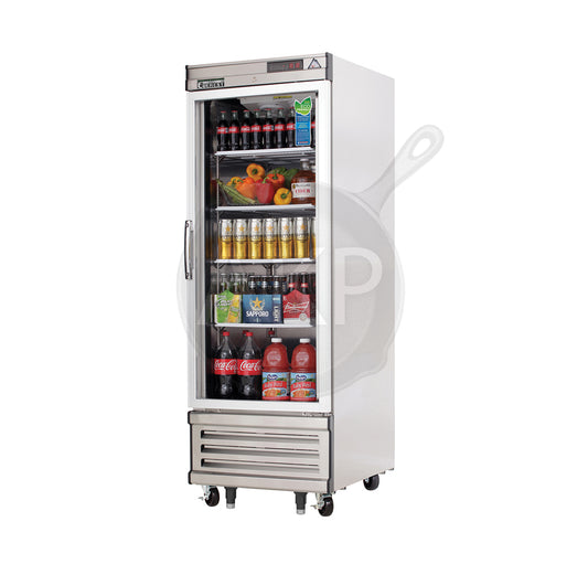 Everest - EBGR1, Commercial 27" 1 Glass Door Merchandiser Refrigerator 21 Cu.ft.