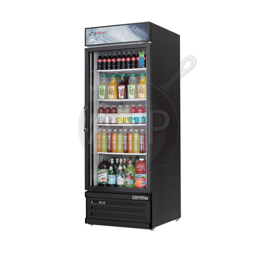 Everest - EMGR24B, Commercial 28" 1 Swing Glass Door Merchandiser Refrigerator