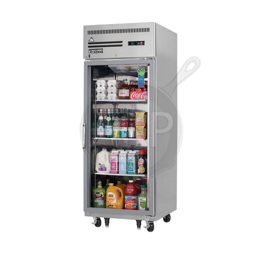 Everest - ESGR1, Commercial 29" One Glass Door Merchandiser Refrigerator 23 Cu.ft.