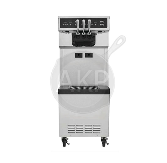 Icetro ISI-163ST, 20" Soft Serve Ice Cream Machine 2 Flavors and 1 Twist 52 Lbs