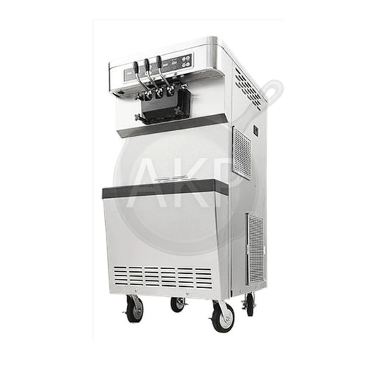Icetro ISI-203SN, 21" Soft Serve Ice Cream Machine 2 Flavors and 1 Twist 92 Lbs (No Air Pump)