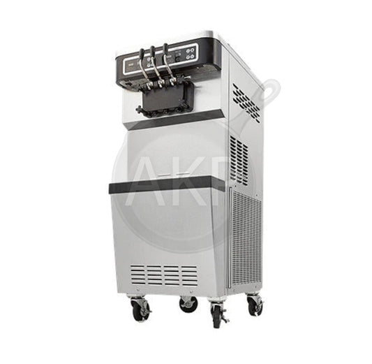 Icetro ISI-303SNA, 26" Soft Serve Ice Cream Machine 2 Flavors and 1 Twist 150 Lbs Air Cooled (No Air Pump)
