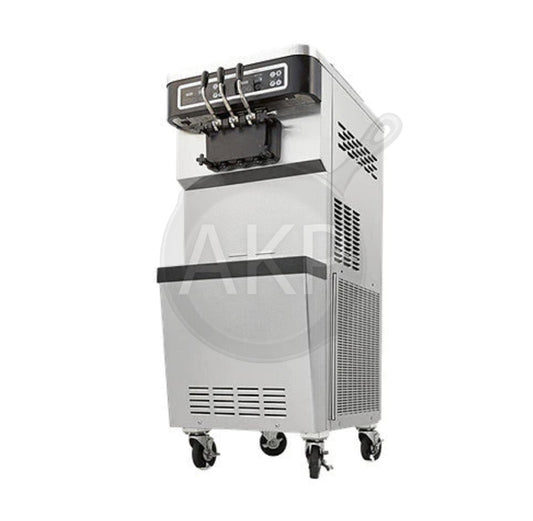 Icetro ISI-303SNW, 26" Soft Serve Ice Cream Machine 2 Flavors and 1 Twist 150 Lbs Water Cooled (No Air Pump)