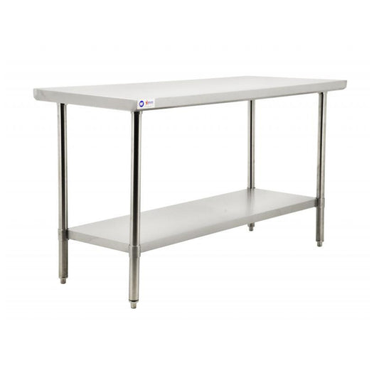 Omcan 19139, 24″ x 60″ Commercial 20-Gauge 430 All Stainless Steel Work table