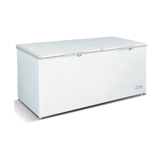 Omcan FR-CN-0600, 76" Chest Freezer With Solid Flat Top