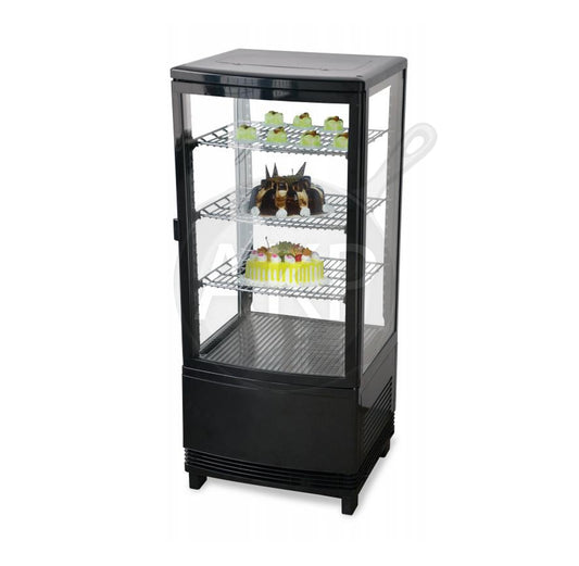 Omcan RS-CN-0078-D, 17" Countertop Refrigerated Display Case with 78 L capacity – Double Door