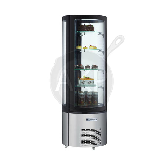 Omcan RS-CN-0400-R, 27" Circular Refrigerated Showcase with 400 L capacity