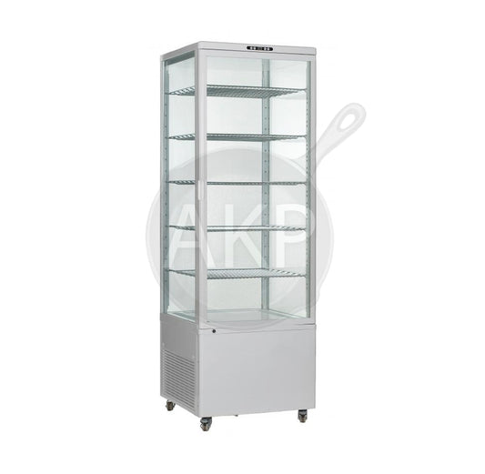 Omcan RS-CN-0500, 26" Refrigerated Floor Display Showcase with 500 L/17.65 Cu.Ft. capacity
