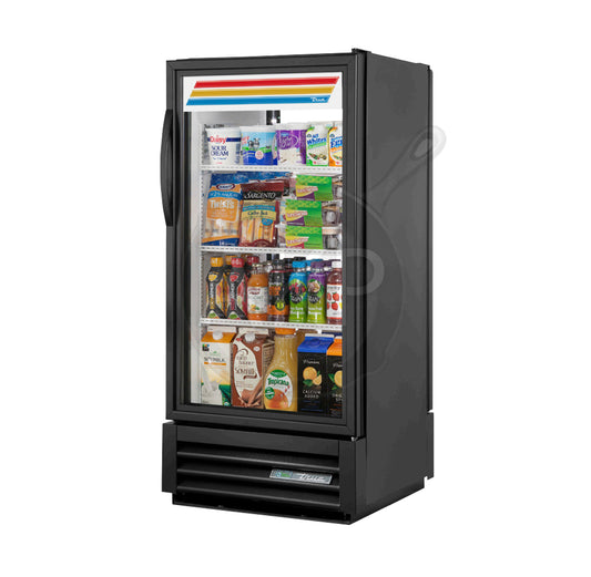 True GDM-10PT-HC~TSL01, 24" 1 Glass Door Pass Thru Merchandiser Refrigerator