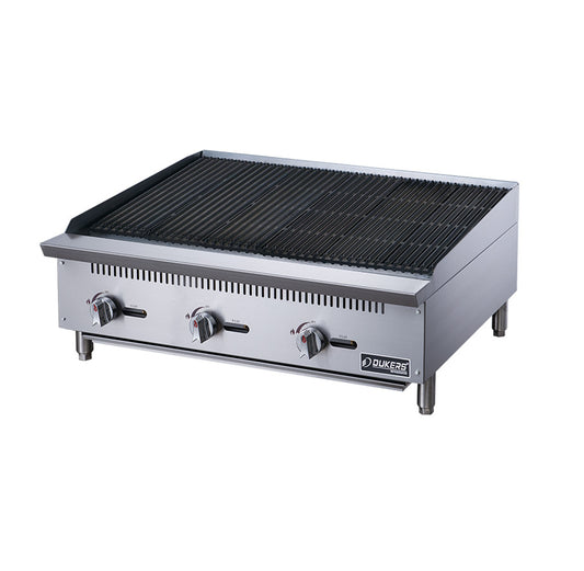 Dukers - DCCB36, Commercial 36" Countertop Charbroiler / Char Broiler Natural Gas / Propane